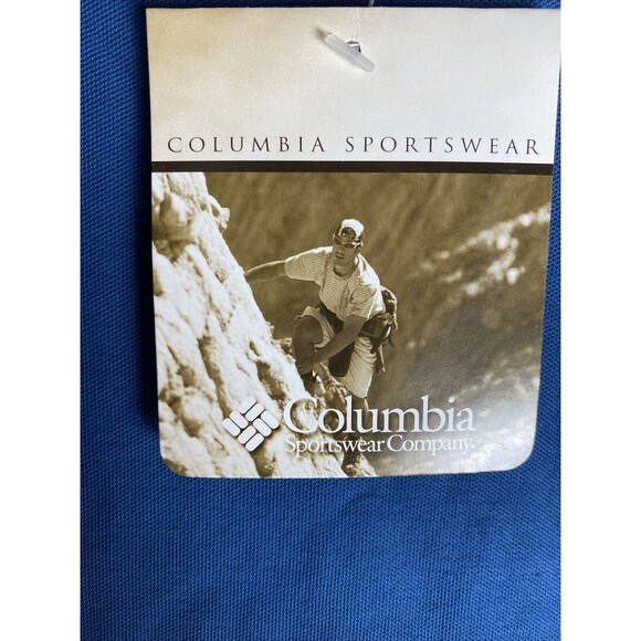 NWT Columbia Sportswear Men's Size XL Short Sleeve Pocket T-Shirt Blue Biowash - Picture 4 of 9